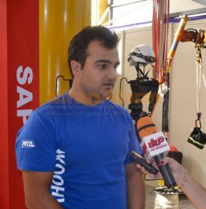 حسین ادراکی، مدرس بین‌المللی کار و نجات در ارتفاع از شرکت کوه ویسی