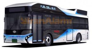 اتوبوس سلول سوختی تویوتا سال آینده معرفی می‌شود