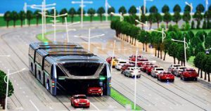 ساخت بلندترین اتوبوس جهان در چین برای حل مشکل ترافیک