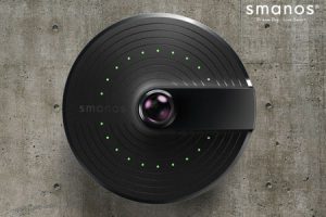 دوربین Smanos UFO تصاویری 180 یا 360 درجه فراهم می‌کند
