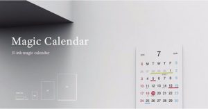 تقویم هوشمند، گجتی کارآمد و ساده، ساخته شده از کاغذ الکترونیکی
