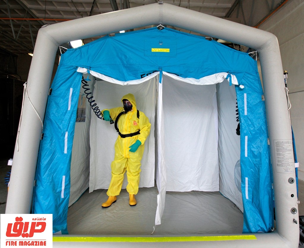 چگونه حمام ضد عفونی کننده به پیشگیری از سرطان آتش نشان کمک می کند؟