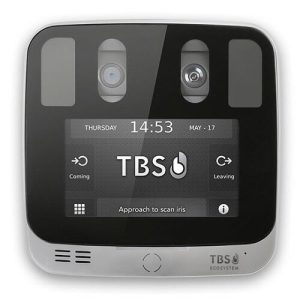 دستگاه منحصر بفرد تشخیص چهره با عنبیه TBS