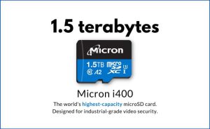 کارت حافظه دوربین 1.5 ترابایتی، مخصوص صنعت دوربین مداربسته طراحی شد