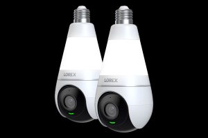 دوربین مخفی لامپی وایفای 2K، دید در شب رنگی با امکان مکالمه دو طرفه