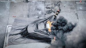 پتوی اطفا حریق مخصوص آتش‌سوزی خودروی برقی