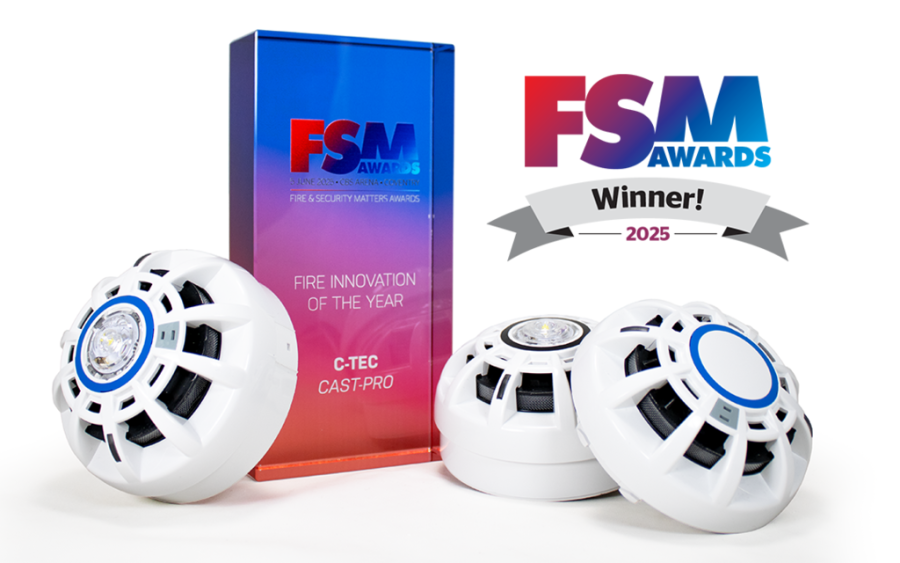 دتکتور اعلام حریق جدید C-Tec موفق به کسب جایزه FSM Awards شد